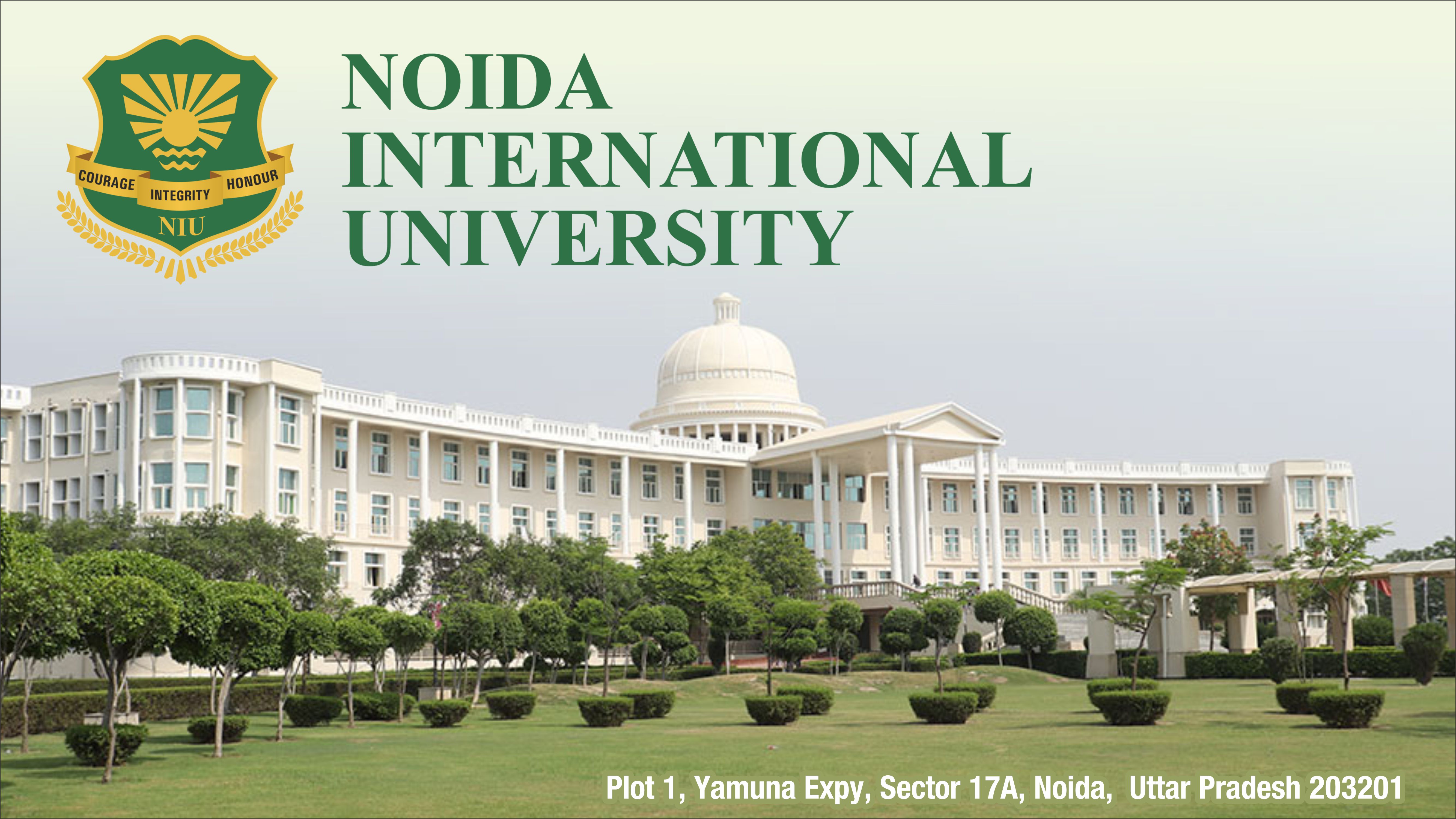 out side view of Noida International University (NIU)